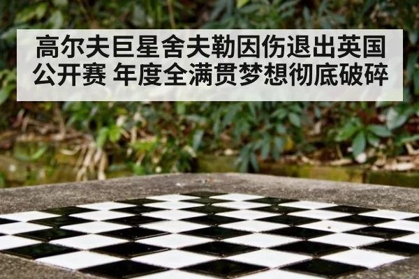 高尔夫巨星舍夫勒因伤退出英国公开赛 年度全满贯梦想彻底破碎